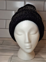 Cupcake Knit Hat with Fold Up Brim