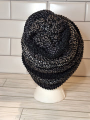 Cupcake Knit Hat with Fold Up Brim