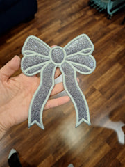 Side Bow Iron-on Patch 6" (Made to order 7 to 10 business days turn around time)